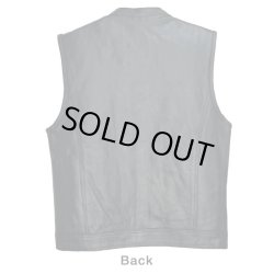 画像2: Men’s Motorcycle Club Vest with Black Liner