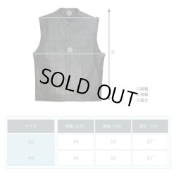 画像5: Men’s Motorcycle Club Vest with Black Liner