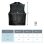 画像5: Men’s Motorcycle Club Vest with Black Liner (5)