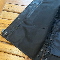 画像4: Men’s Leather Conceal Carry Pocket Vest with Side Laces