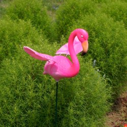 画像4: Flamingo with Open Wings Garden Stake