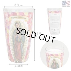 画像2: Virgen de Guadalupe Wide Candle