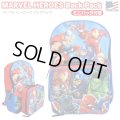 MARVEL HEROES Backpack with mini bag