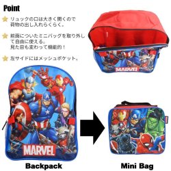 画像2: MARVEL HEROES Backpack with mini bag