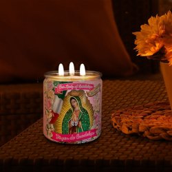 画像6: Virgen de Guadalupe Candle with Lid グアダルーペ フタ付き キャンドル