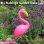 画像1: Big Flamingo Garden Stake (1)