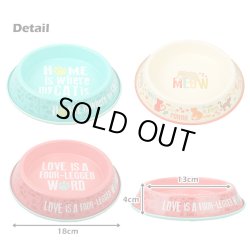 画像3: Bow Wow Meow Pet Bowl【全3種】