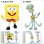 画像2: SpongeBob Bend-Ems Figure【全4種】 (2)