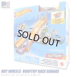 画像1: Mattel Hot Wheels Rooftop Race Garage Playset