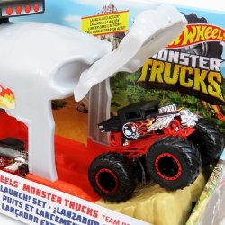 画像4: Mattel Hot Wheels Monster Truck Pit and Launch Set  【全2種】