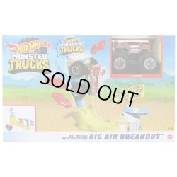 画像5: Mattel Hot Wheels Monster Trucks Big Air Breakout Playset