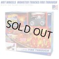 Mattel Hot Wheels Monster Trucks Fire Through Playset