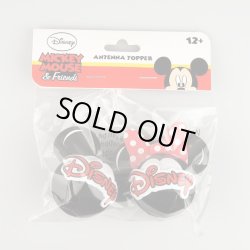 画像1: Micky and Minnie Head Logo Antenna Topper Antenna Ball