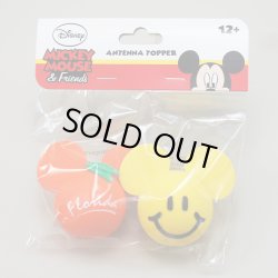 画像1: Antenna Ball 　(Mickey Florida Orange and Happy Smile)