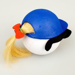画像3: Ponytail Blue Cap (Blonde) Antenna Ball