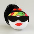 Diva Black Ponytail Antenna Ball