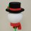 画像2: Antenna Ball (Snowman Black Hat) (2)