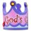 画像1: Antenna Ball (God's Girl Crown) (1)