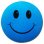 画像1: Happy Face Big Hole Antenna Ball (Blue) (1)