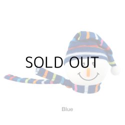 画像1: Snowman with Winter hat Antenna Ball (Blue)