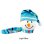 画像1: Snowman with Winter hat Antenna Ball (LightBlue) (1)