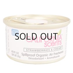 画像1: CALIFORNIA SCENTS Spillproof Organic Air Freshener ( STRAWBERRIES & CREAM )