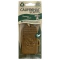 CALIFORNIA SCENTS 3D Recycled Paper Air Freshener ( Breezy Pine )【メール便OK】