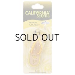 画像1: CALIFORNIA SCENTS Sandal Air Freshener ( TROPICAL COLADA  )