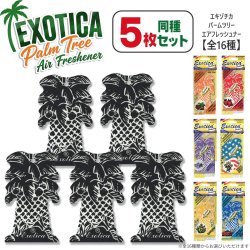 画像1: Exotica Palm Tree Air Fresheners  5-Pack Set【メール便送料無料】