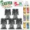画像1: Exotica Palm Tree Air Fresheners  5-Pack Set【メール便送料無料】 (1)