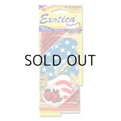 画像1: Exotica Palm Tree Air Fresheners ( FLAG STRAWBERRY ) 【メール便OK】