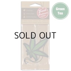 画像1: Fresh Fresheners Marijuana Leaf ( Green Tea )【メール便OK】