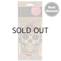 画像1: Fresh Fresheners Day of the Dead Skull ( Black Diamond )【メール便OK】