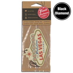画像1: Fresh Fresheners Welcome to Las Vegas Sign ( Black Diamond )【メール便OK】