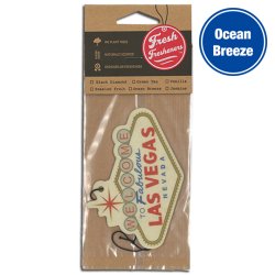 画像1: Fresh Fresheners Welcome to Las Vegas Sign（Ocean Breeze）【メール便OK】