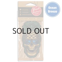 画像1: Fresh Fresheners Pineapple Skull ( Ocean Breeze )【メール便OK】