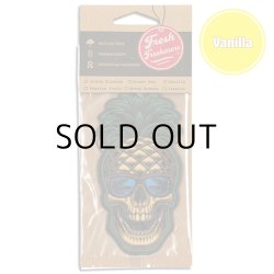 画像1: Fresh Fresheners Pineapple Skull ( Vanilla )【メール便OK】