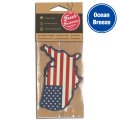 Fresh Fresheners USA Map ( Ocean Breeze )【メール便OK】
