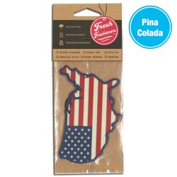 画像1: Fresh Fresheners USA Map ( Pina Colada )【メール便OK】