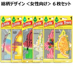 画像1: Little Trees 6-Pack Ladies Assorted Design Set【メール便送料無料】