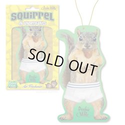 画像1: Squirrel in underpants Deluxe Air Freshener　【メール便OK】