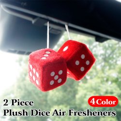 画像1: 2 Piece Plush Dice Air Fresheners【全4種】