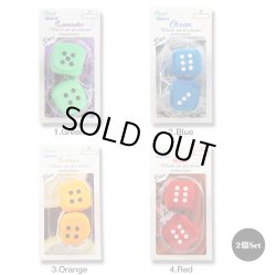 画像2: 2 Piece Plush Dice Air Fresheners【全4種】