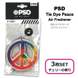 画像1: PSD Tie Dye Peace  Air Freshner 3PK【メール便OK】