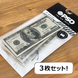 画像2: PSD 100 Dollar Bill Air Freshner 3PK【メール便OK】