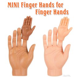 画像2: Finger Hands for Finger Hands【同色5個セット】【全2種】