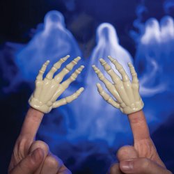 画像5: GLOW-IN-THE-DARK SKELETON FINGER HANDS
