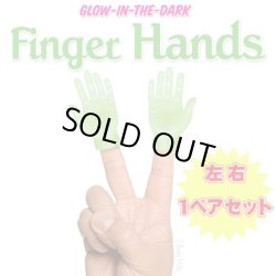 画像1: Finger Hands GLOW-IN-THE-DARK 左右1ペアSet