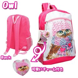 画像4: Graphic Paks GIRLS Backpack 【Cat・Owl・Ice Cream】