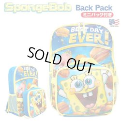 画像1: SpongeBob Backpack with Mini Bag